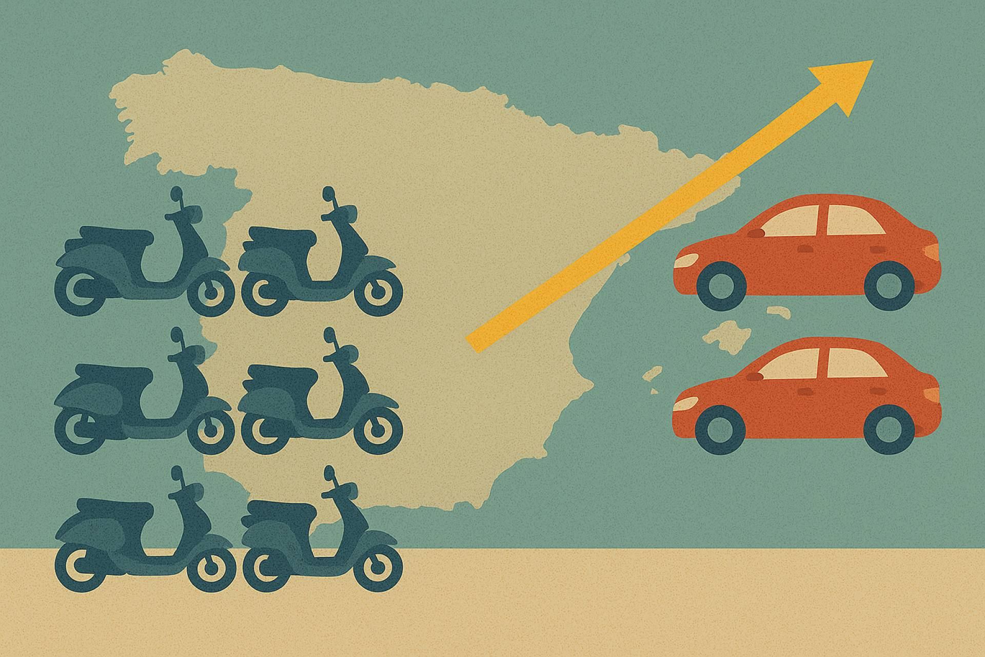 La moto se consolida como alternativa económica y eficiente frente al encarecimiento de la movilidad en España