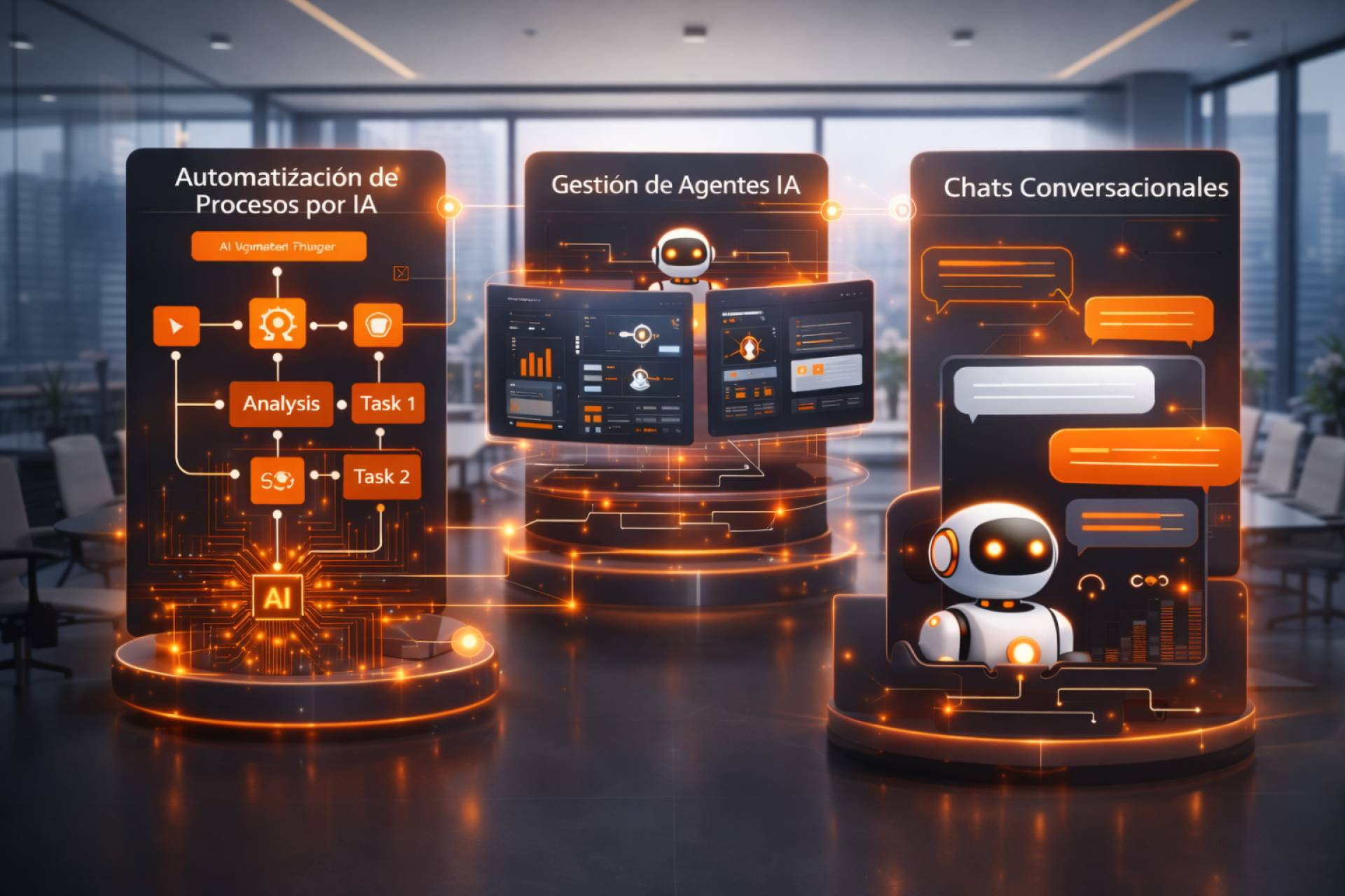 Cómo los agentes de IA y chatbots revolucionan la atención al cliente y los procesos empresariales