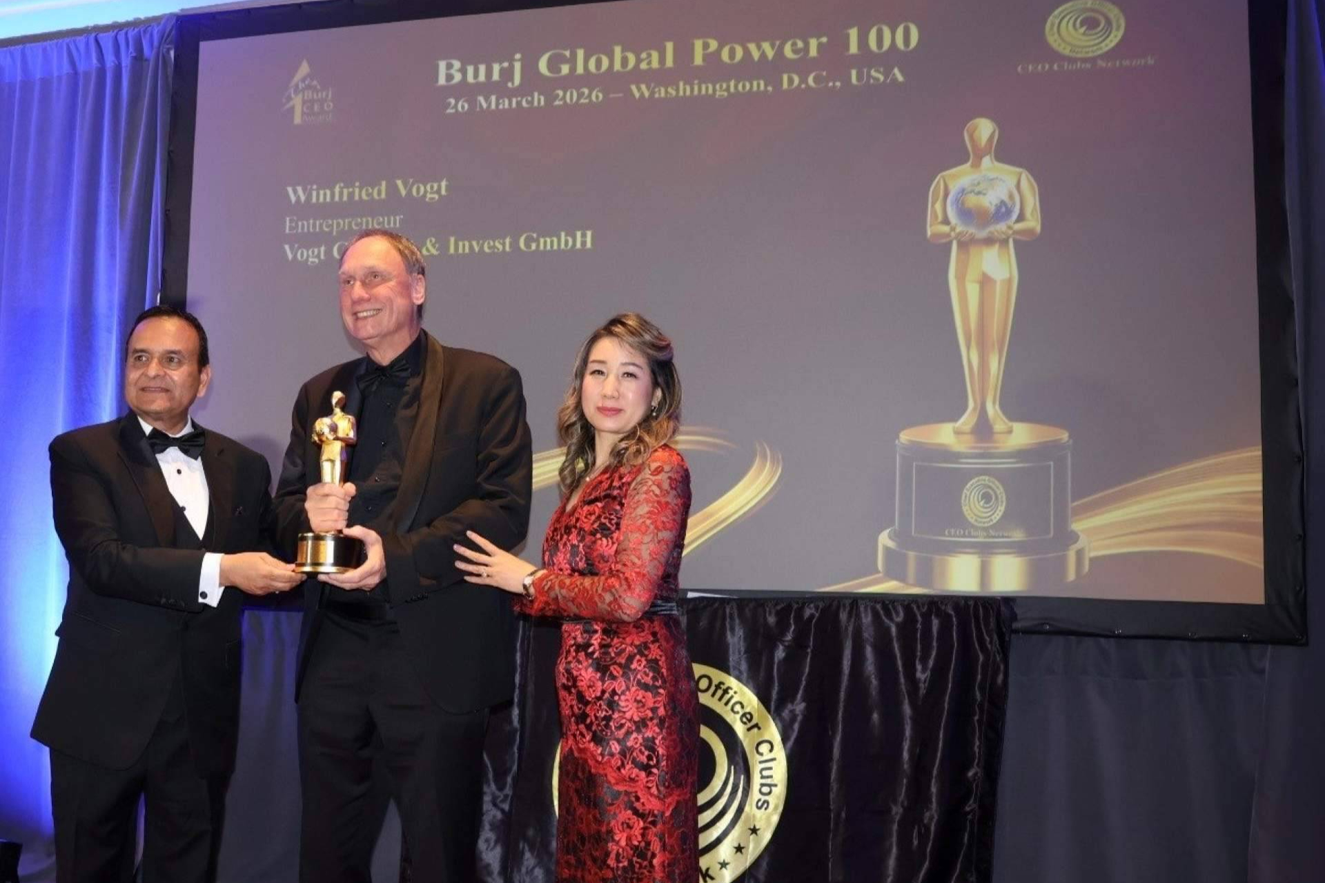 Vogt & Paap destaca en el Burj Global Power 100 de Washington como referente global