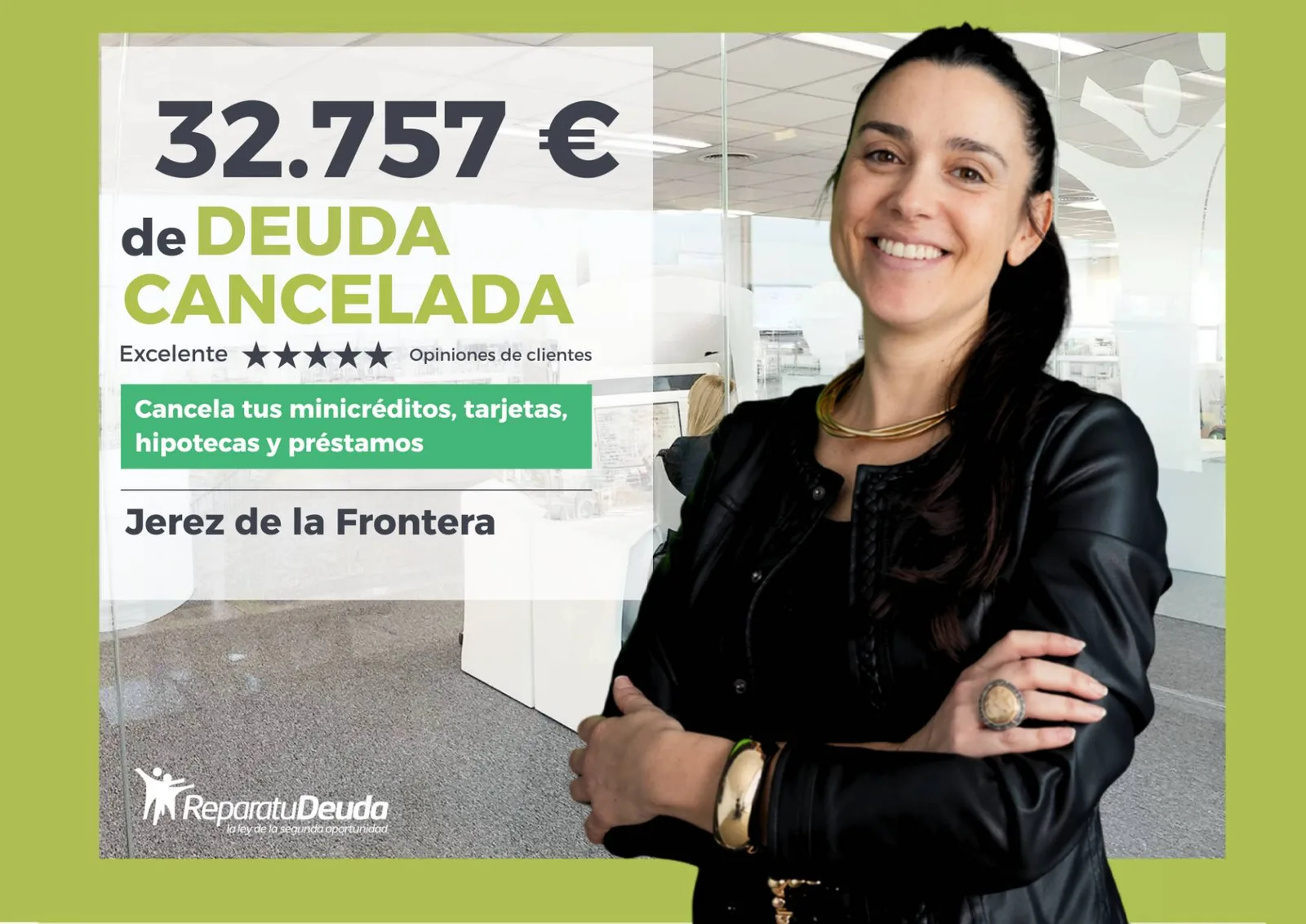 La Ley de Segunda Oportunidad permite a Repara tu Deuda poner fin a 32.757 € de deuda en Jerez de la Frontera